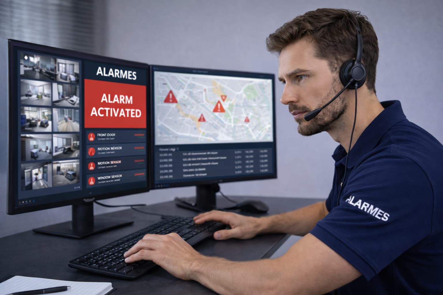 Télésurveillance et intervention 24h/24, 7j/7